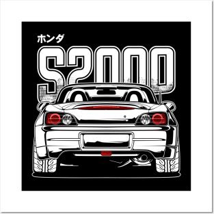 S2000 AP2 (White Print) Posters and Art